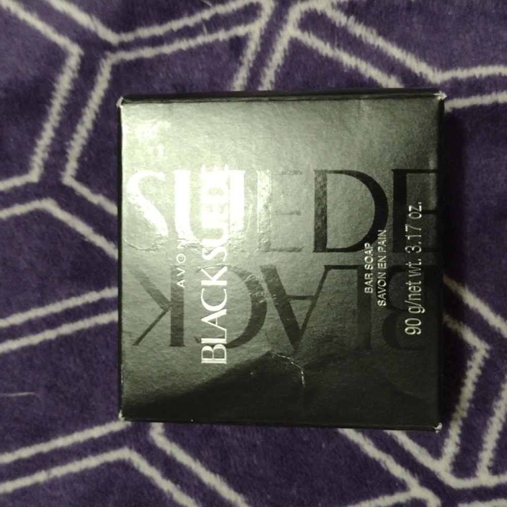 Avon Black Suede Bar Soap for men